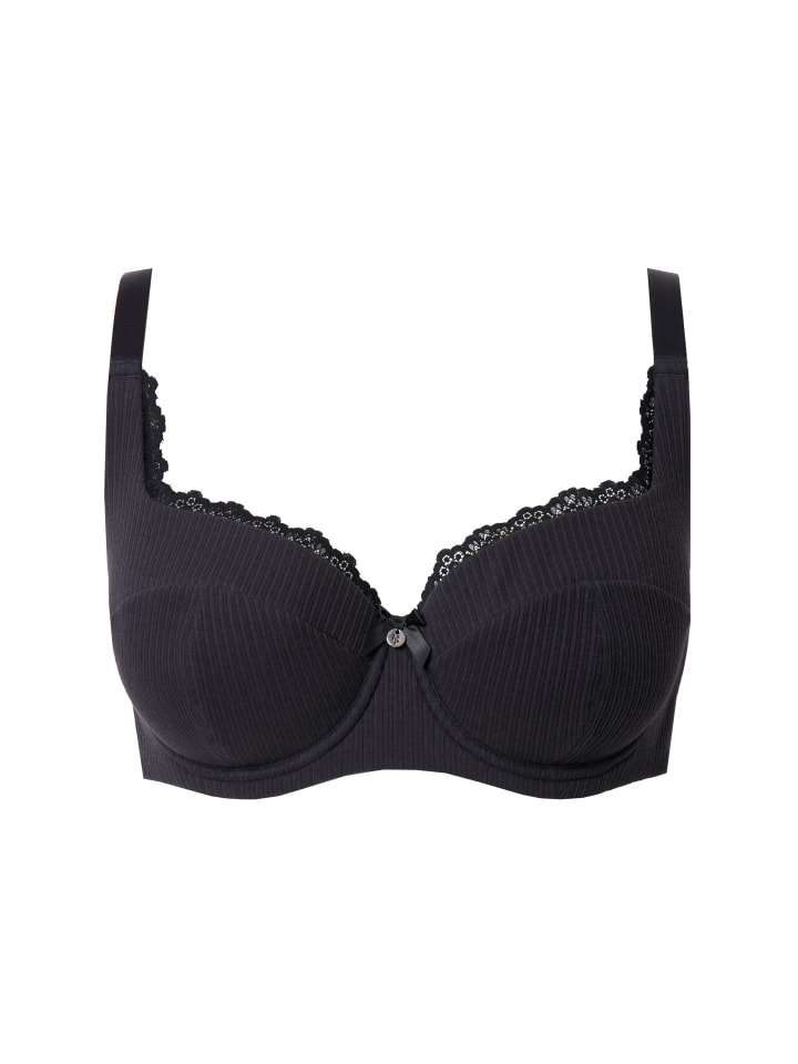 Бюстгальтер-балконеты Ulla Popken, черный
Бюстгальтер-балконеты Ulla Popken, черный