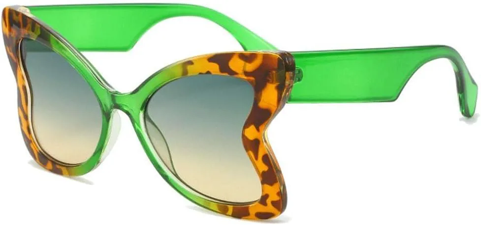Крупные солнцезащитные очки в форме бабочки, стильные винтажные разноцветные модели, модные женские очки с защитой от УФ-излучения UV400 WNCKSQ, Green Leopard-yellow
Крупные солнцезащитные очки в форме бабочки, стильные винтажные разноцветные модели, модные женские очки с защитой от УФ-излучения UV400 WNCKSQ, Green Leopard-yellow