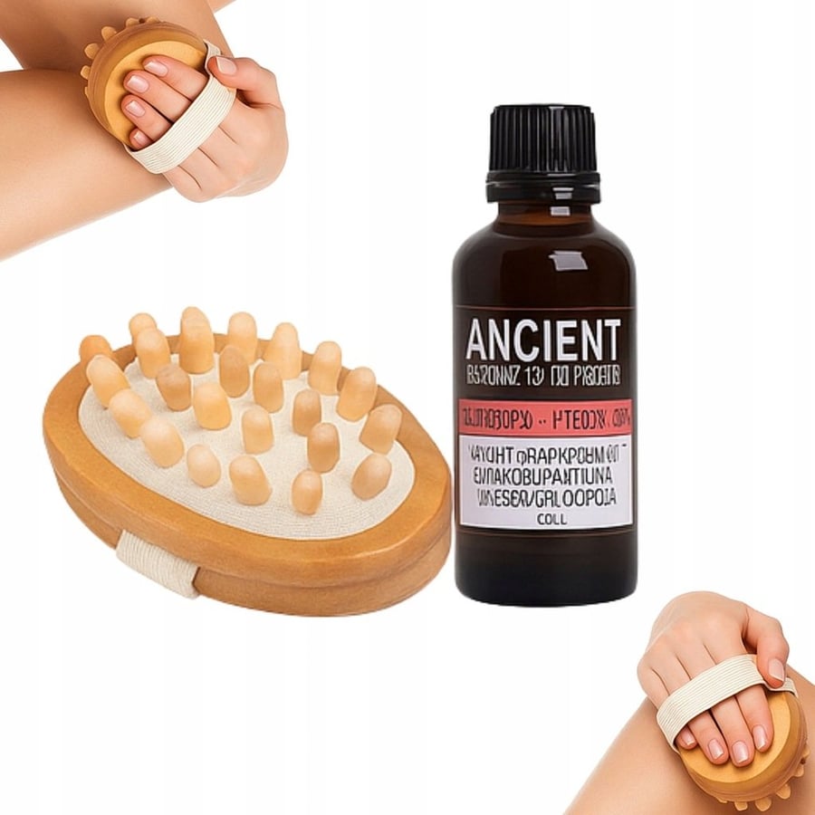 Антицеллюлитный набор: деревянный массажер + укрепляющее массажное масло ANCIENT WISDOM
Антицеллюлитный набор: деревянный массажер + укрепляющее массажное масло ANCIENT WISDOM