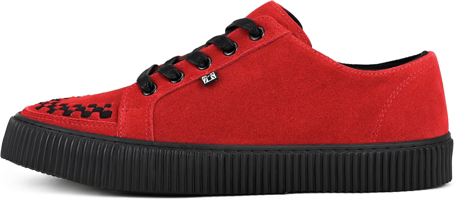Кроссовки T.U.K. Suede Creeper для женщин и мужчин, Шнуровка, черная переплетенная текстура и люверсы, Классическая рифленая подошва и сетчатая подкладка, Комфорт с памятью формы для повседневной носки
Кроссовки T.U.K. Suede Creeper для женщин и мужчин, Шнуровка, черная переплетенная текстура и люверсы, Классическая рифленая подошва и сетчатая подкладка, Комфорт с памятью формы для повседневной носки