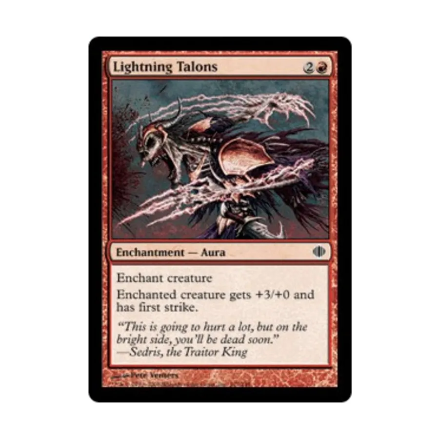 CCG Молниеносные когти (С) (фольга), MTG - Shards of Alara 
CCG Молниеносные когти (С) (фольга), MTG - Shards of Alara