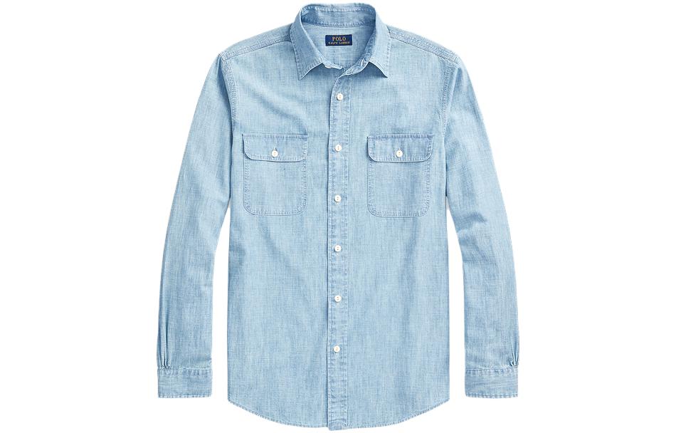 Polo Ralph Lauren Рубашка мужская синяя FW23
Polo Ralph Lauren Рубашка мужская синяя FW23