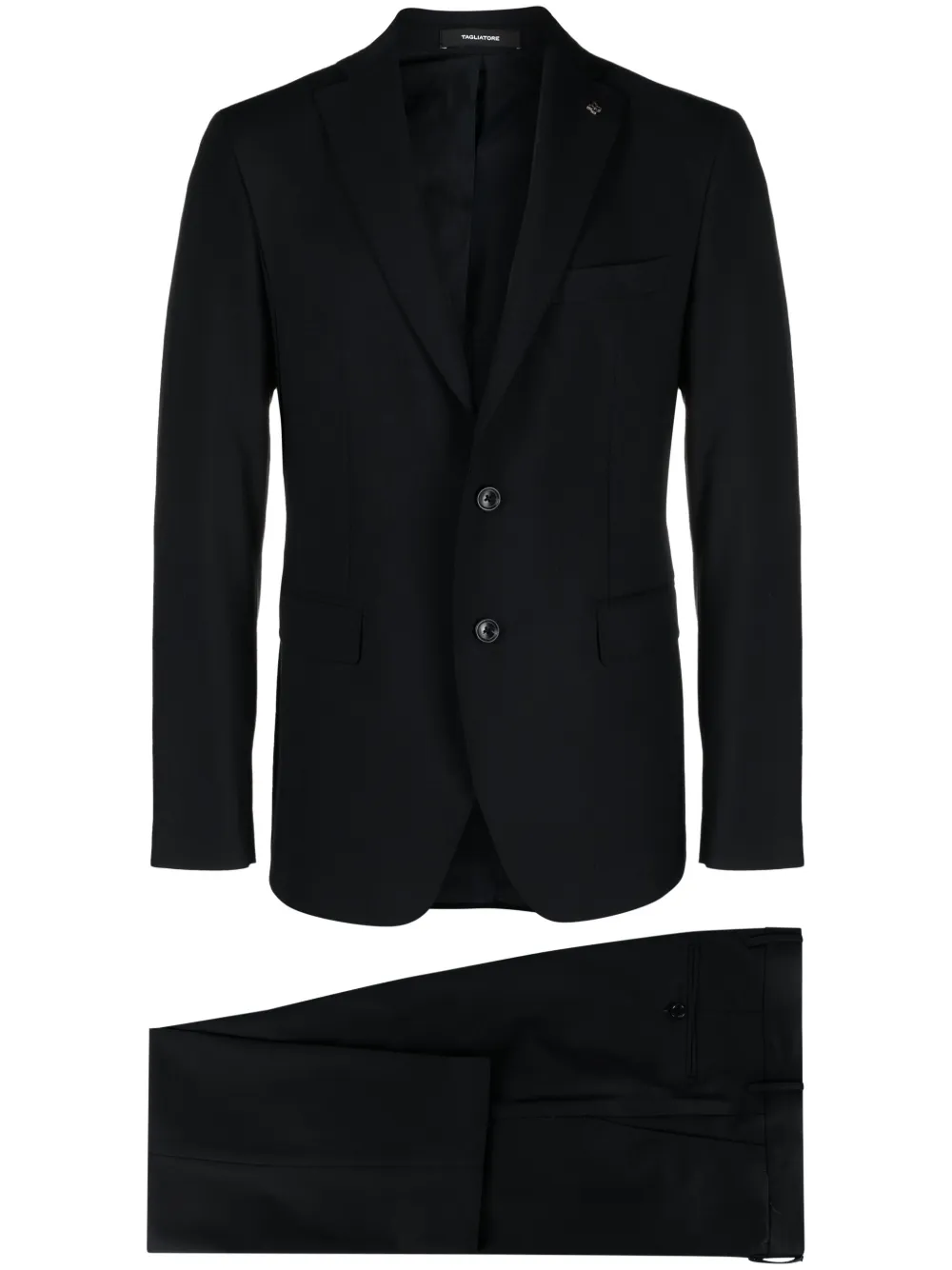 Костюм из вирджинской шерсти с однобортным пиджаком TAGLIATORE, синий
Костюм из вирджинской шерсти с однобортным пиджаком TAGLIATORE, синий