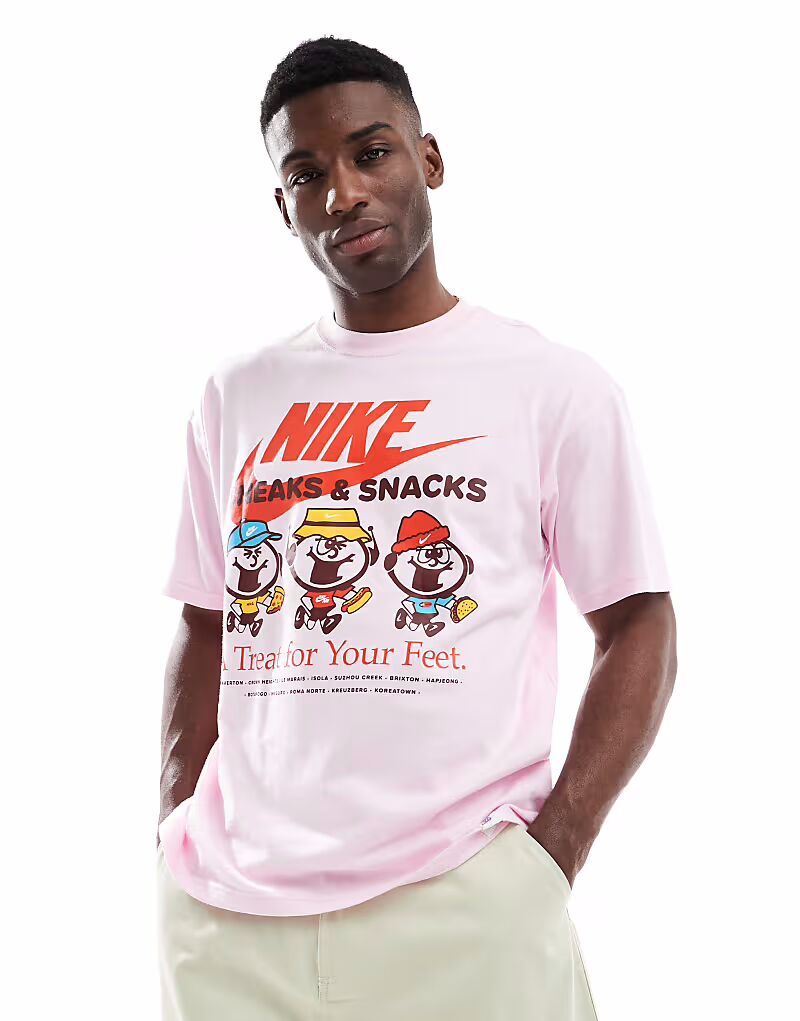 Футболка с принтом Nike M90 розового цвета
Футболка с принтом Nike M90 розового цвета