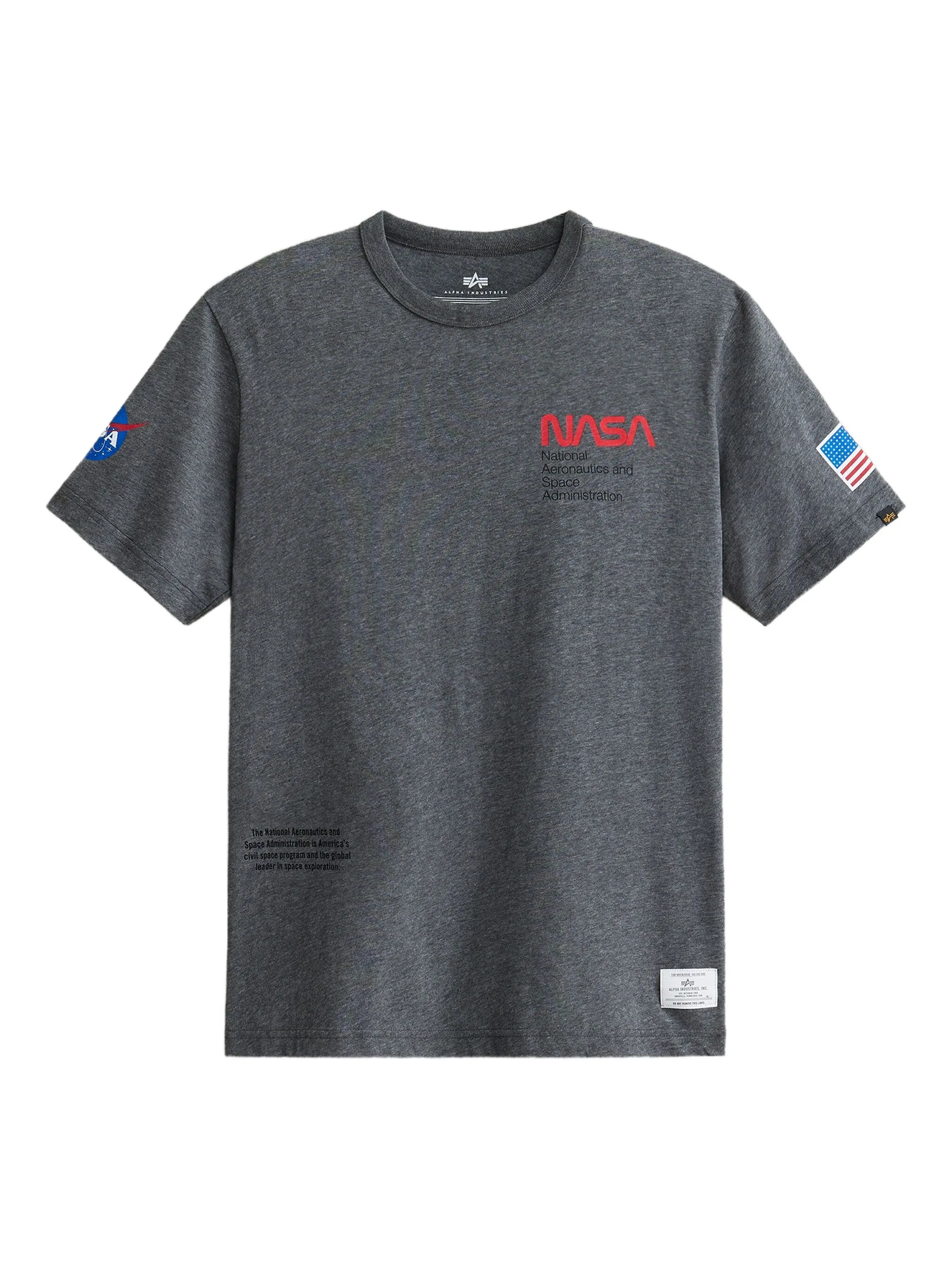 Футболка с круглым вырезом Alpha Industries, серый
Футболка с круглым вырезом Alpha Industries, серый