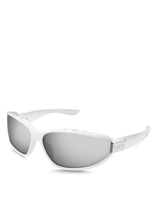 Солнцезащитные очки с геометрическим рисунком, 73 мм Gucci, белый
Солнцезащитные очки с геометрическим рисунком, 73 мм Gucci, белый
