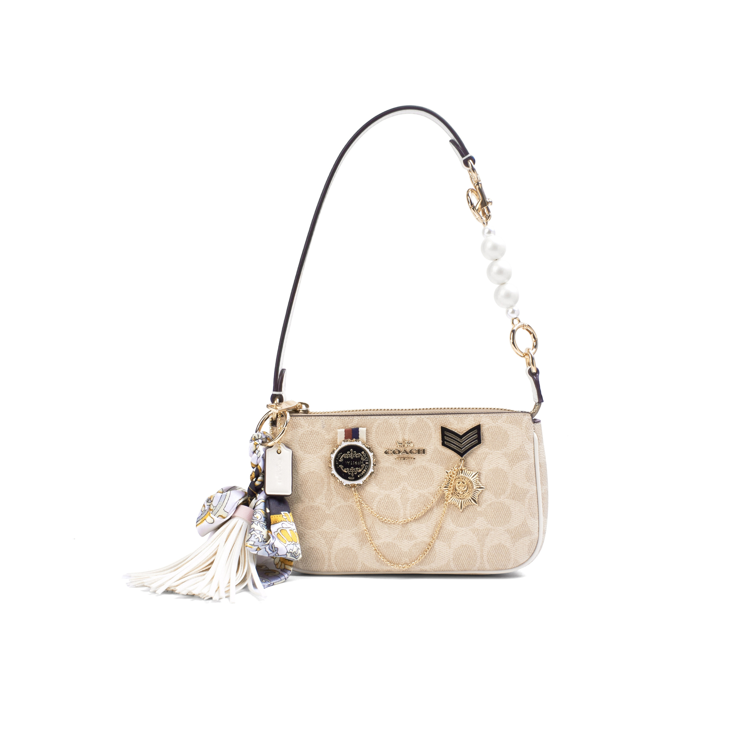 COACH Ноллита Маленькая женская сумка через плечо из лакированного холста Иридесент Дрими Ди, Medal Chatter
COACH Ноллита Маленькая женская сумка через плечо из лакированного холста Иридесент Дрими Ди, Medal Chatter