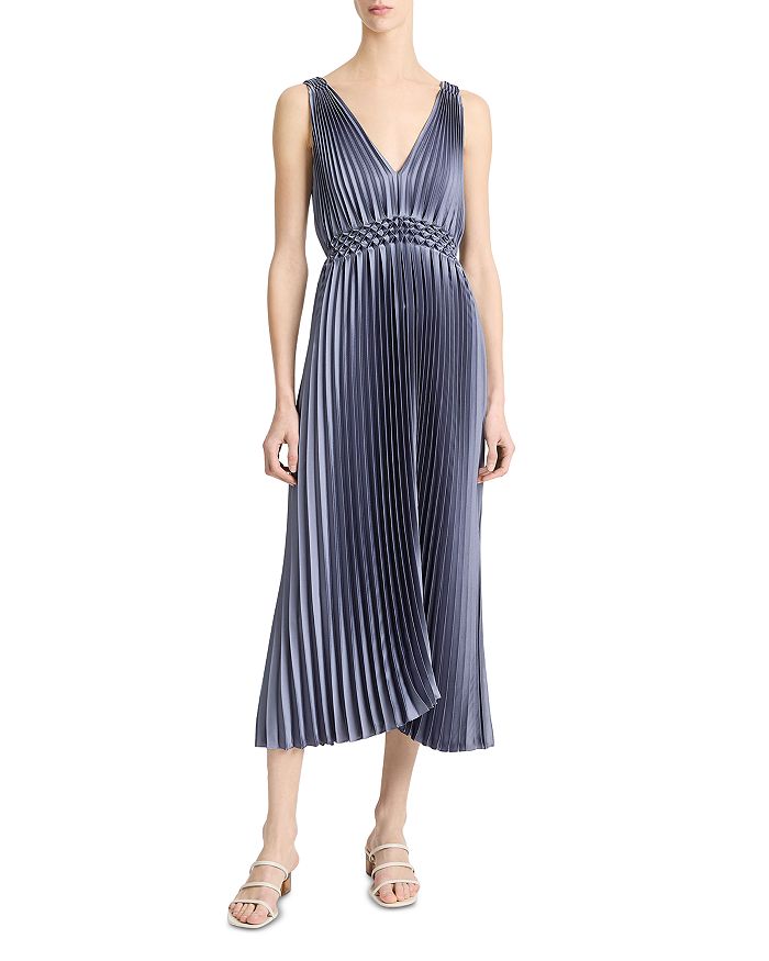 Платье с ручной сборкой и плиссировкой Vince, фиолетовый
Платье с ручной сборкой и плиссировкой Vince, фиолетовый