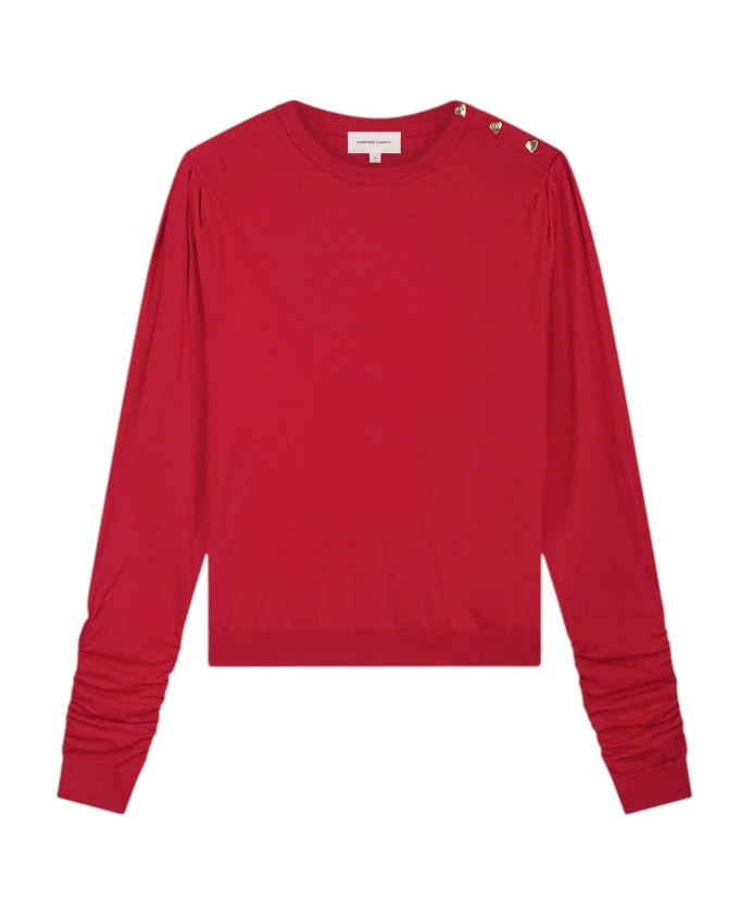 Пуловер Молли с эффектом помятости Fabienne Chapot, красный
Пуловер Молли с эффектом помятости Fabienne Chapot, красный