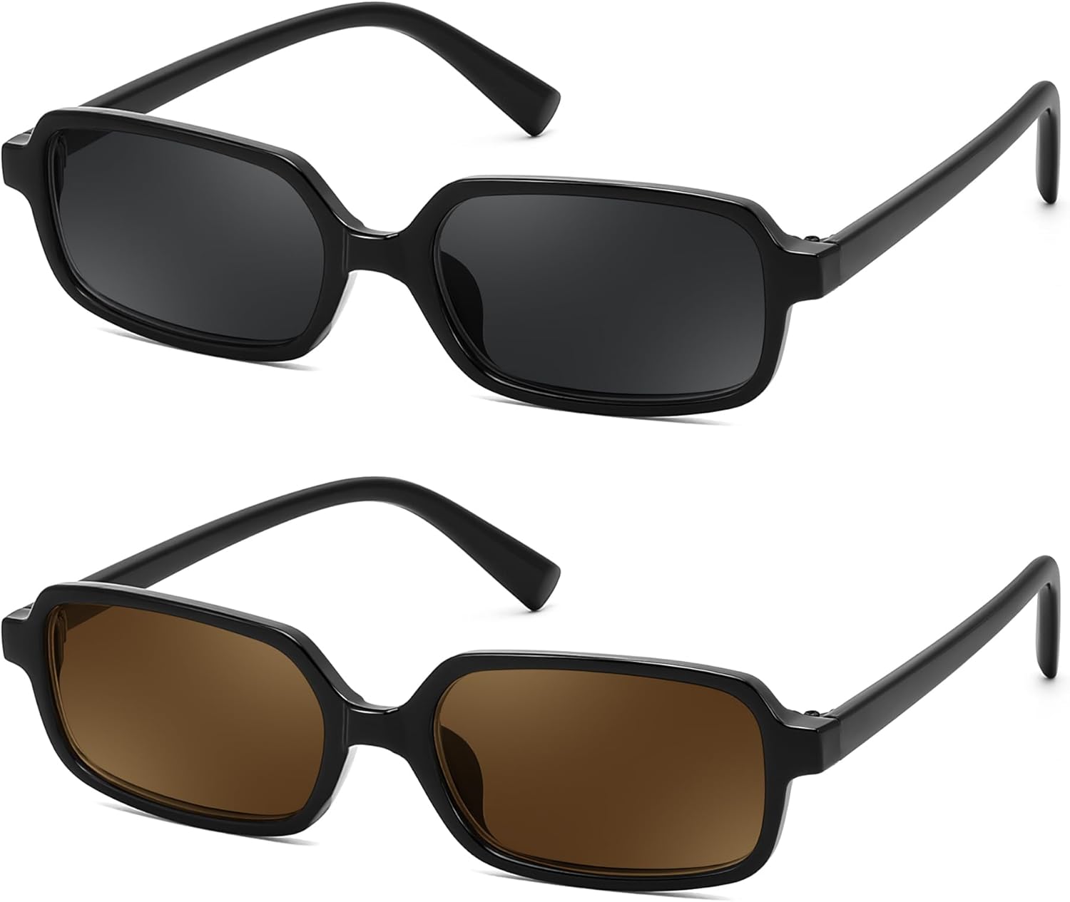 Солнцезащитные очки FEISEDY прямоугольной формы для женщин и мужчин, женские солнцезащитные очки в стиле 90-х, маленькая узкая оправа, модный винтажный стиль, артикул B9167, 2pack=black+black/Brown
Солнцезащитные очки FEISEDY прямоугольной формы для женщин и мужчин, женские солнцезащитные очки в стиле 90-х, маленькая узкая оправа, модный винтажный стиль, артикул B9167, 2pack=black+black/Brown