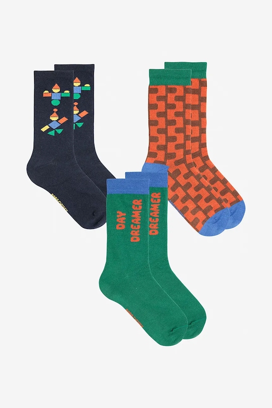 Детские носки Day dreamer, упаковка 3 шт. Bobo Choses, зеленый
Детские носки Day dreamer, упаковка 3 шт. Bobo Choses, зеленый