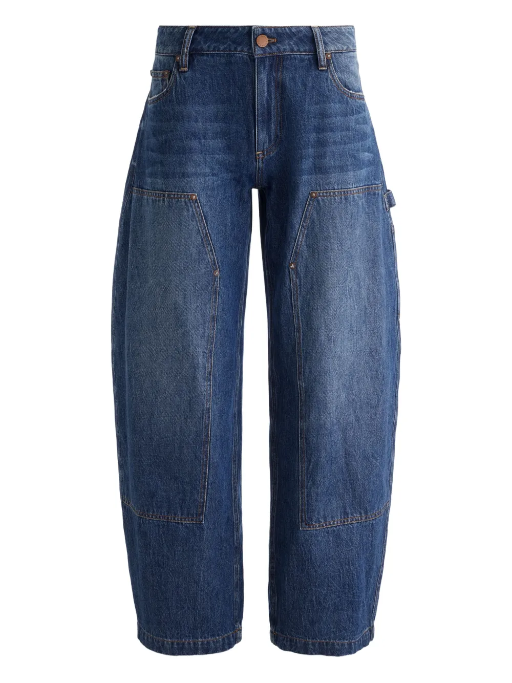 Джинсы с эффектом потертости alice + olivia, синий
Джинсы с эффектом потертости alice + olivia, синий