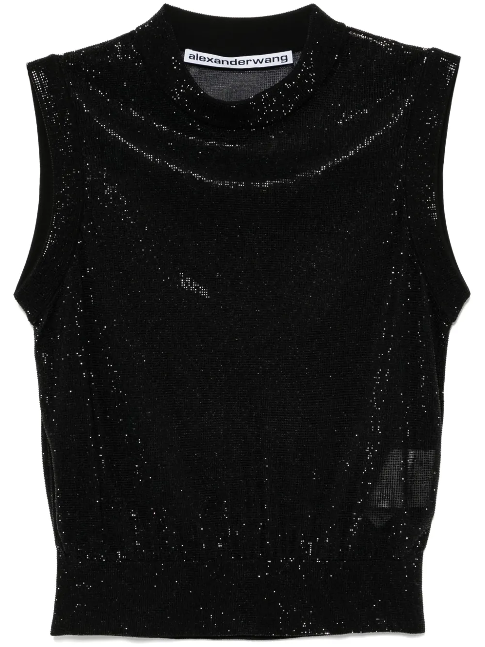 Топ с высоким воротником Alexander Wang, черный
Топ с высоким воротником Alexander Wang, черный