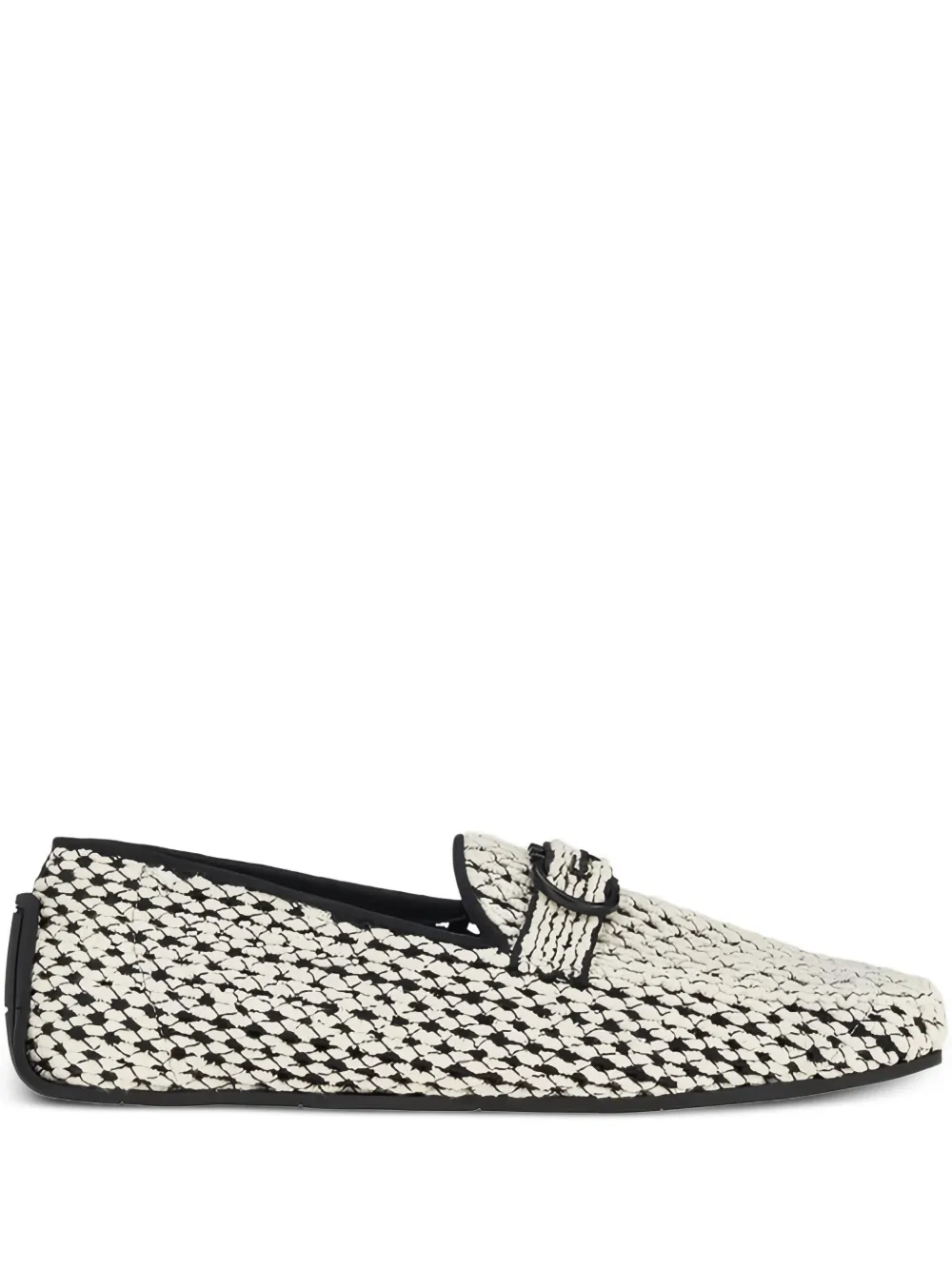 Лоферы с пряжкой и плетеным шнурком Ferragamo, нейтральный
Лоферы с пряжкой и плетеным шнурком Ferragamo, нейтральный