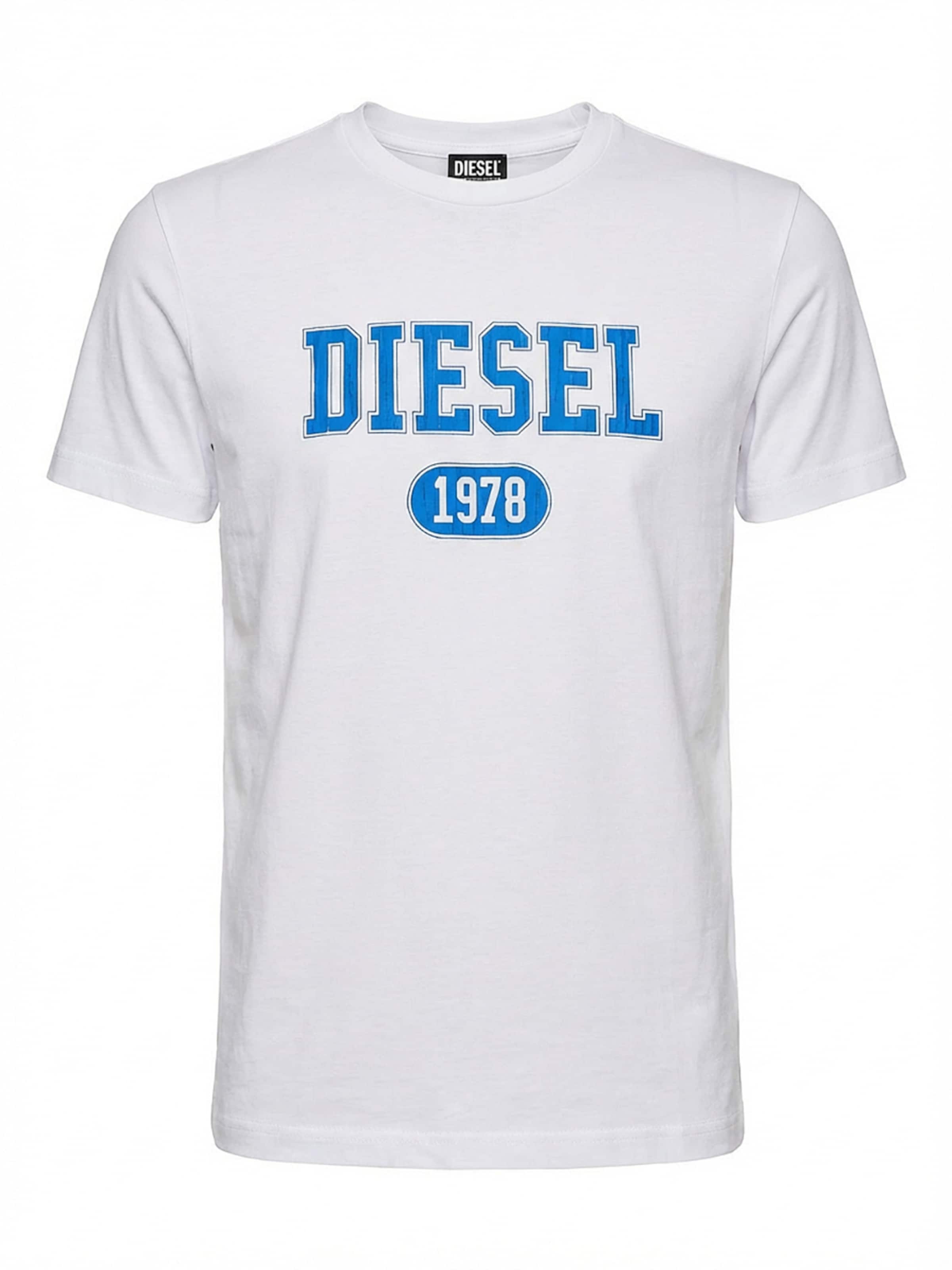 DIESEL Футболка 'T-DIEGOR-K46' в белом цвете
DIESEL Футболка 'T-DIEGOR-K46' в белом цвете