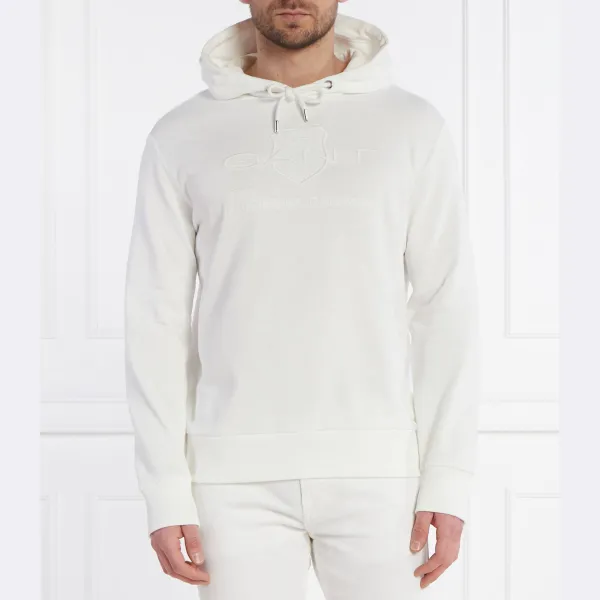 Толстовка обычного кроя в тон Gant, белый
Толстовка обычного кроя в тон Gant, белый