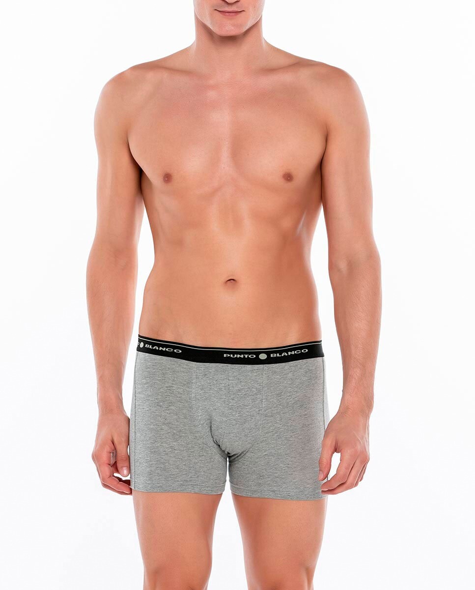 Мужское нижнее белье. В упаковке 3 труса-боксера из чесаного хлопка: 93 % и эластана: 7 %. Плоские внутренние швы Punto Blanco, серый
Мужское нижнее белье. В упаковке 3 труса-боксера из чесаного хлопка: 93 % и эластана: 7 %. Плоские внутренние швы Punto Blanco, серый