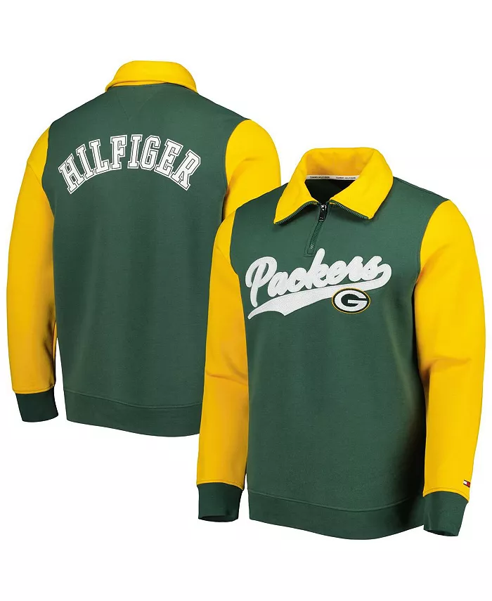 Мужская зеленая и золотая толстовка Green Bay Packers Aiden с молнией на четверть Tommy Hilfiger
Мужская зеленая и золотая толстовка Green Bay Packers Aiden с молнией на четверть Tommy Hilfiger