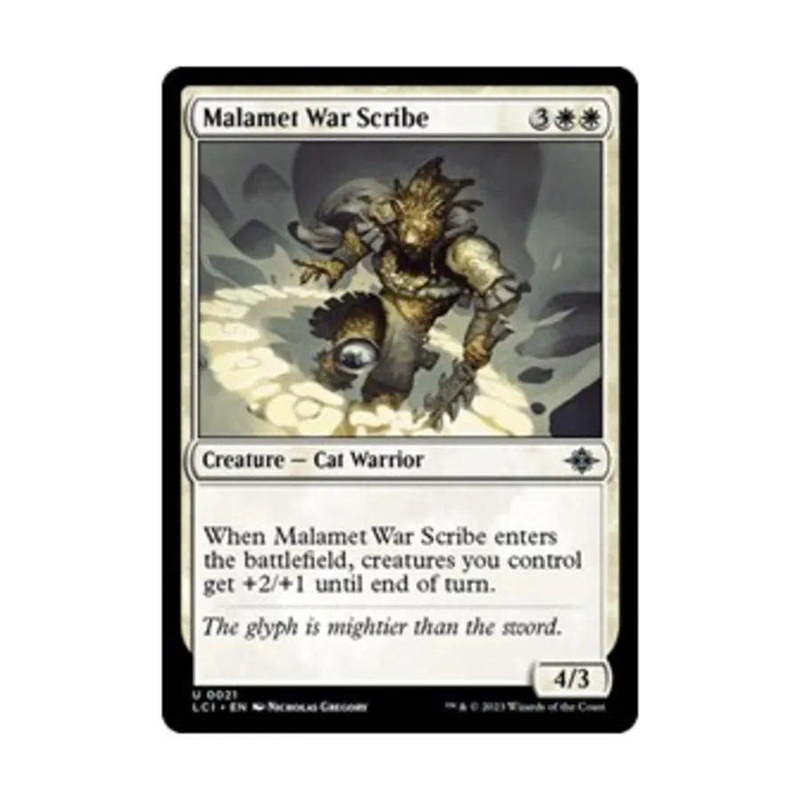 CCG Маламетский военный писец (U), MTG - The Lost Caverns of Ixalan
CCG Маламетский военный писец (U), MTG - The Lost Caverns of Ixalan