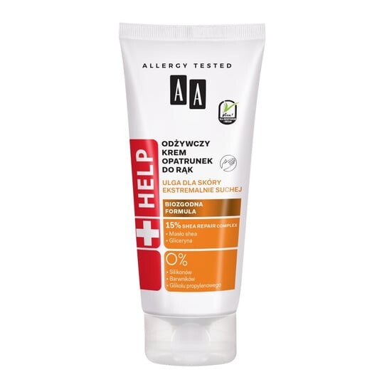 АА, Help, питательный крем для рук для очень сухой кожи, 75 мл, AA
АА, Help, питательный крем для рук для очень сухой кожи, 75 мл, AA