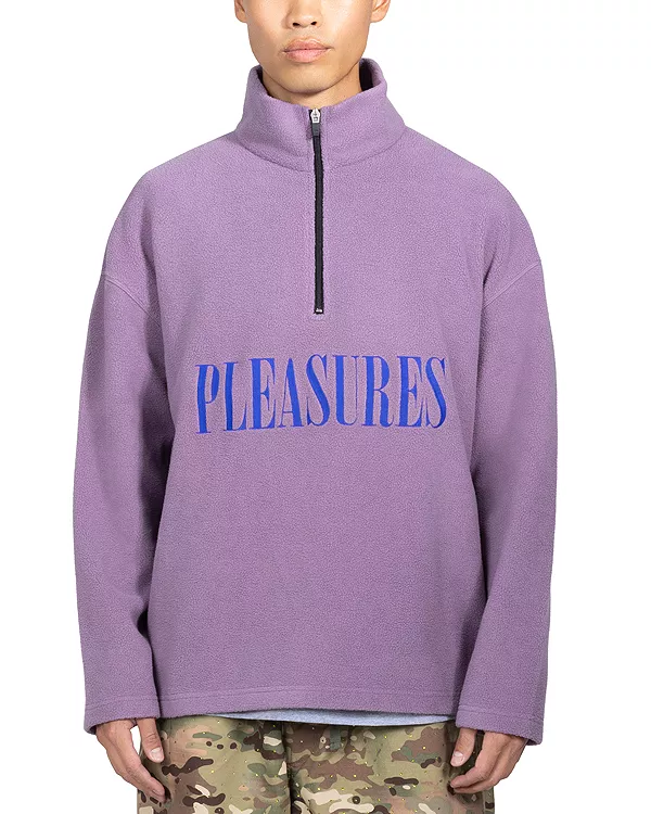 Свитер из флиса Onyx с половинной молнией Pleasures, фиолетовый
Свитер из флиса Onyx с половинной молнией Pleasures, фиолетовый