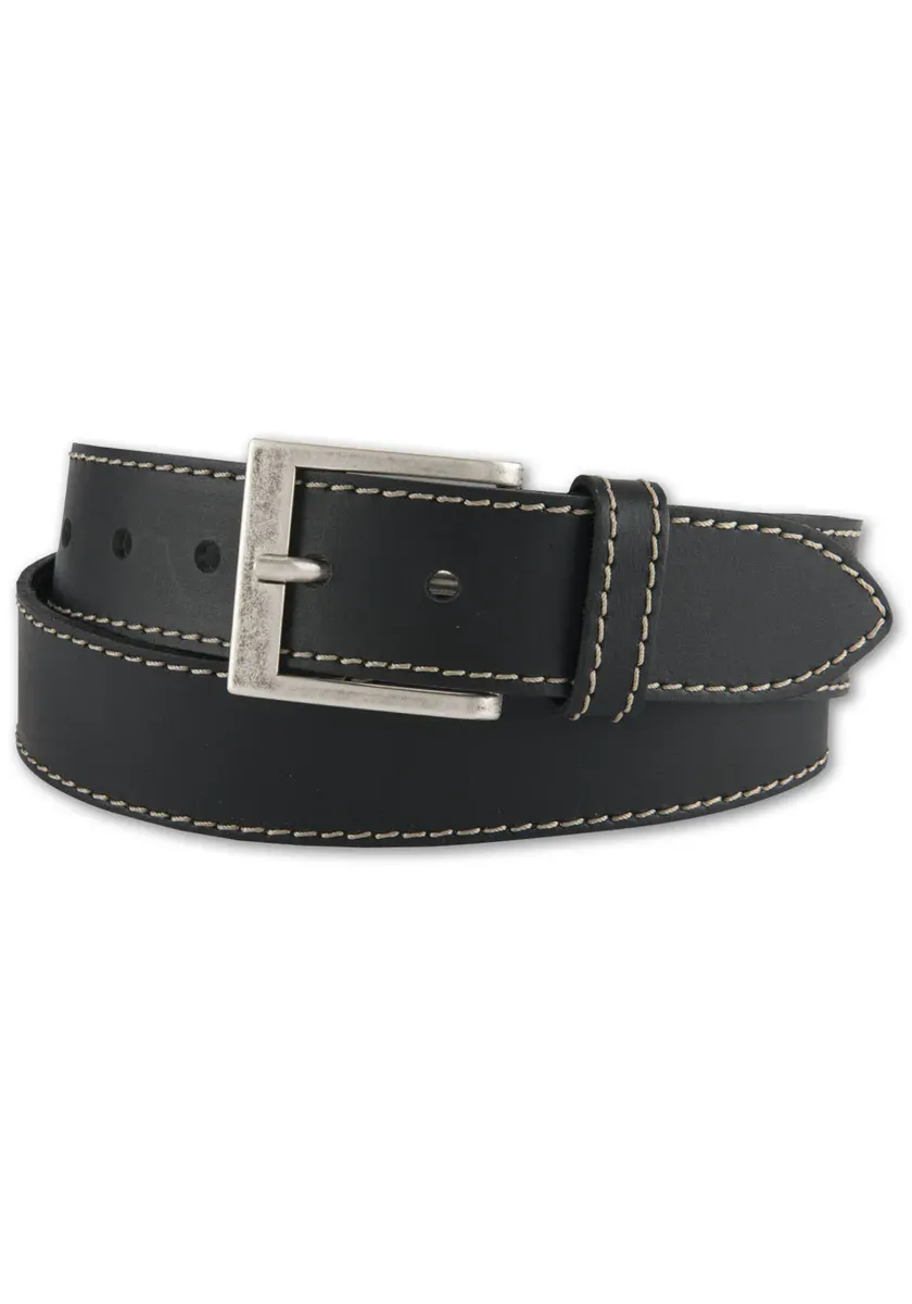 Кожаный ремень BERND GÖTZ с эффектным прошитым краем, черный
Кожаный ремень BERND GÖTZ с эффектным прошитым краем, черный