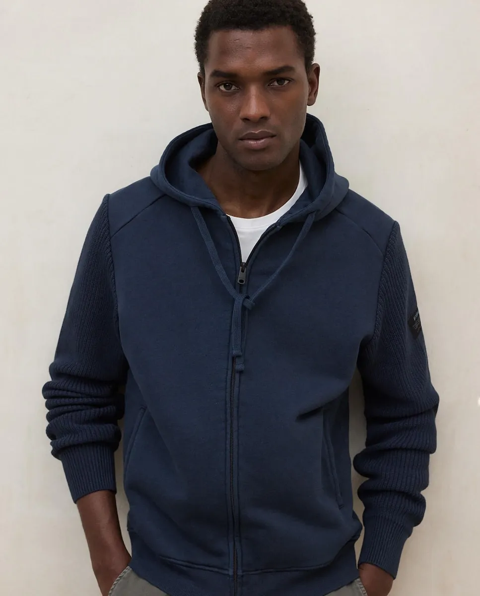 Мужская куртка с капюшоном и боковыми карманами Ecoalf, темно-синий
Мужская куртка с капюшоном и боковыми карманами Ecoalf, темно-синий