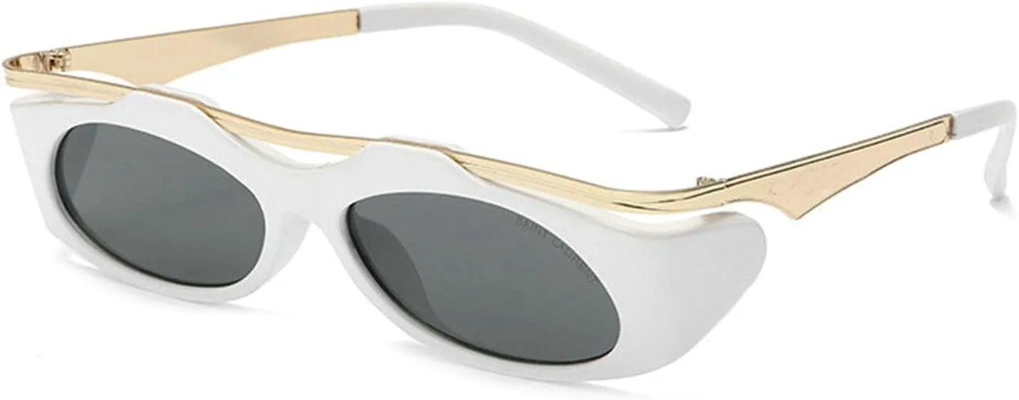 Хелена, солнцезащитные очки в стиле панк Y2K, круглые, в маленькой оправе, женские, роскошные, винтажные, прямоугольные, для женщин, очки-щитки helena, C2
Хелена, солнцезащитные очки в стиле панк Y2K, круглые, в маленькой оправе, женские, роскошные, винтажные, прямоугольные, для женщин, очки-щитки helena, C2