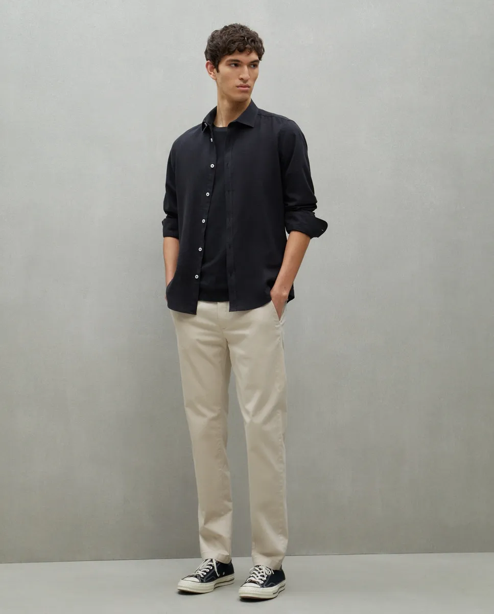 Мужские облегающие брюки-чиносы однотонные Easy Wear, бежевый
Мужские облегающие брюки-чиносы однотонные Easy Wear, бежевый