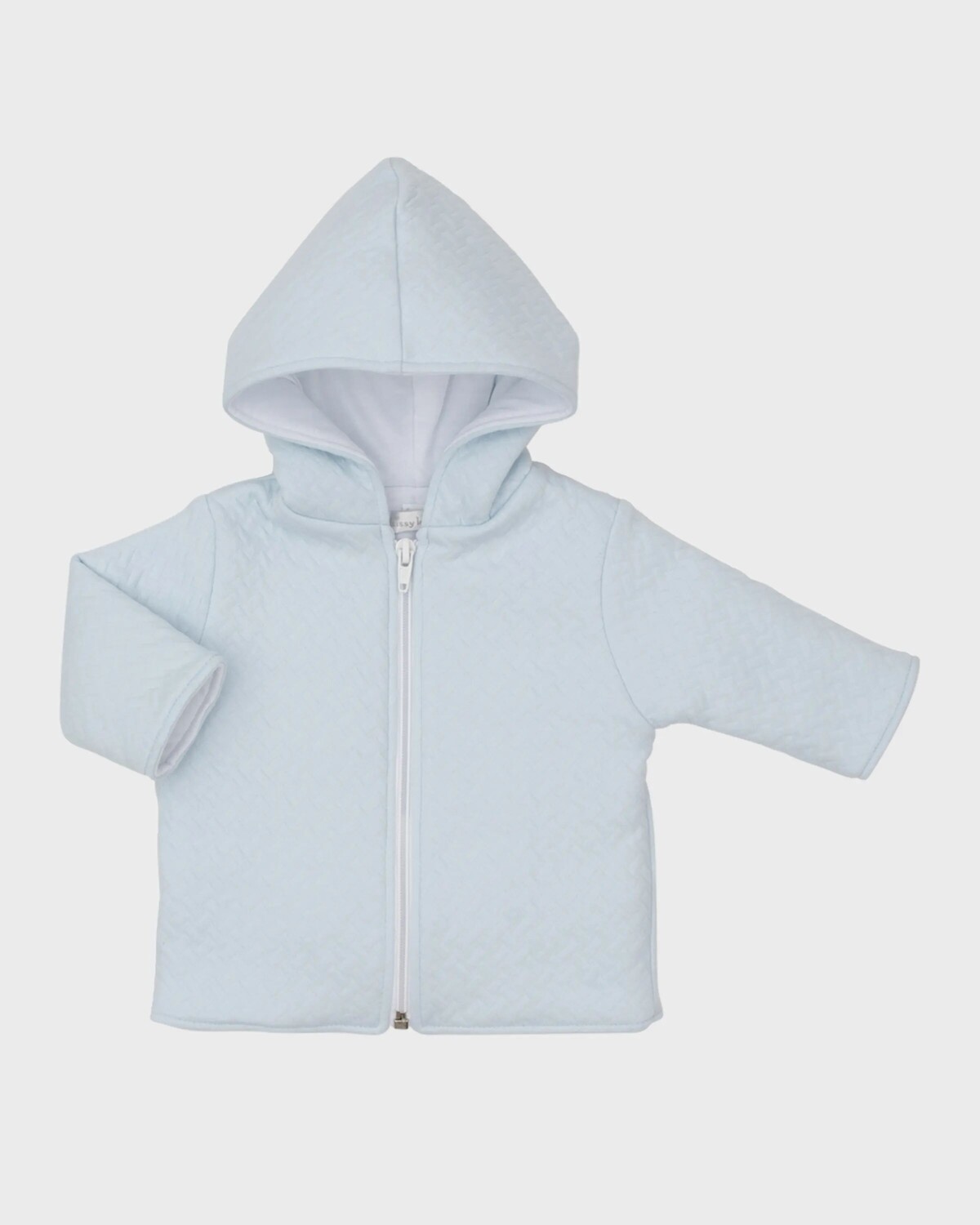 Классический жаккардовый пуховик для мальчика с капюшоном, размер 3М-18М Kissy Kissy, светло-голубой
Классический жаккардовый пуховик для мальчика с капюшоном, размер 3М-18М Kissy Kissy, светло-голубой