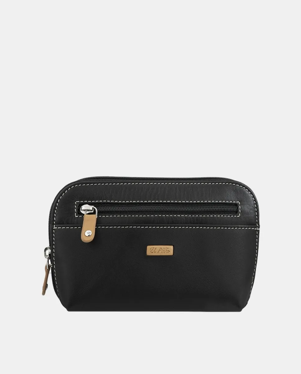 Кошелек из коровьей кожи El Potro, черный
Кошелек из коровьей кожи El Potro, черный