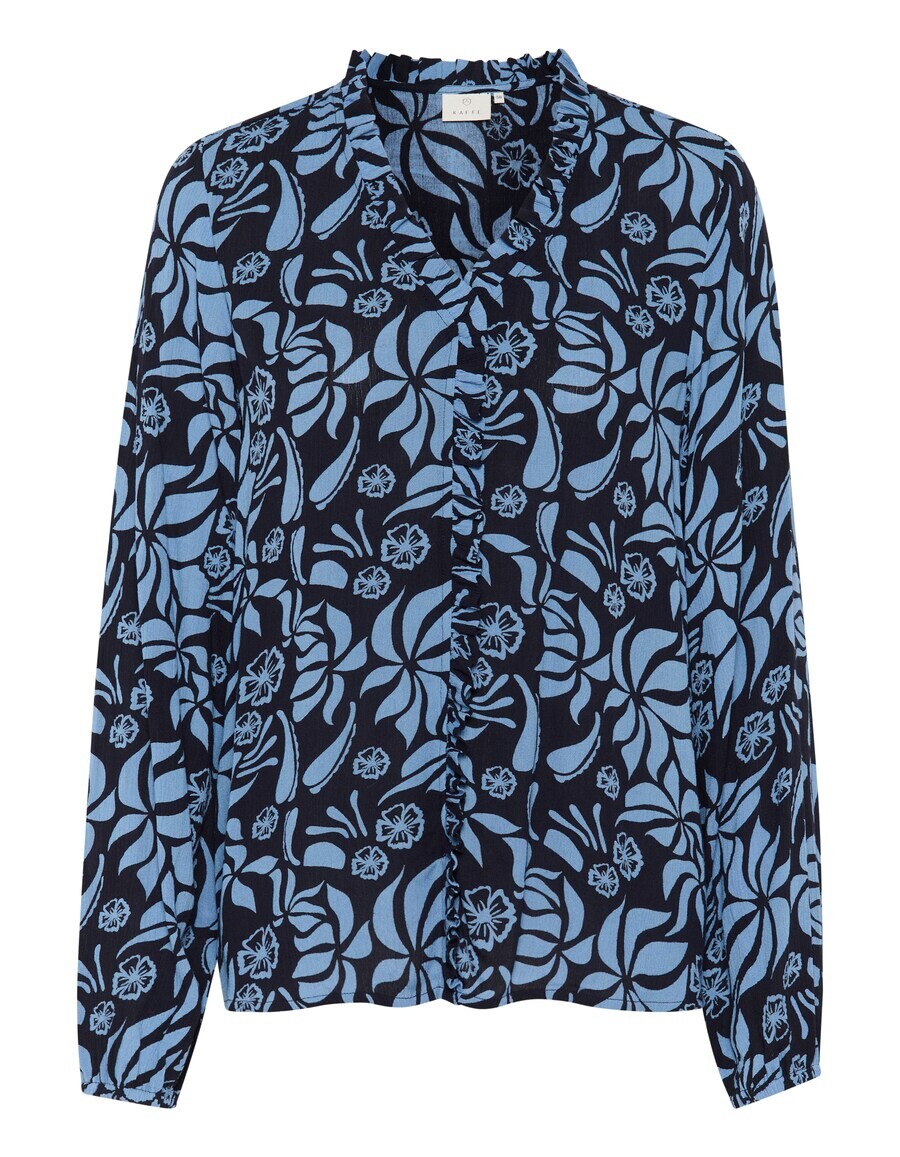 Блузка Kaffe Blouse Ellen, цвет night blue/light blue
Блузка Kaffe Blouse Ellen, цвет night blue/light blue
