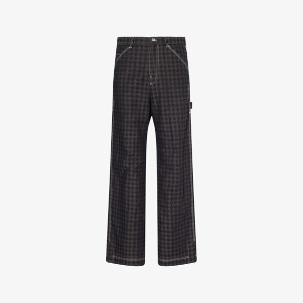 Рабочие брюки Quad Amiri из хлопка и льна с принтом, черный
Рабочие брюки Quad Amiri из хлопка и льна с принтом, черный