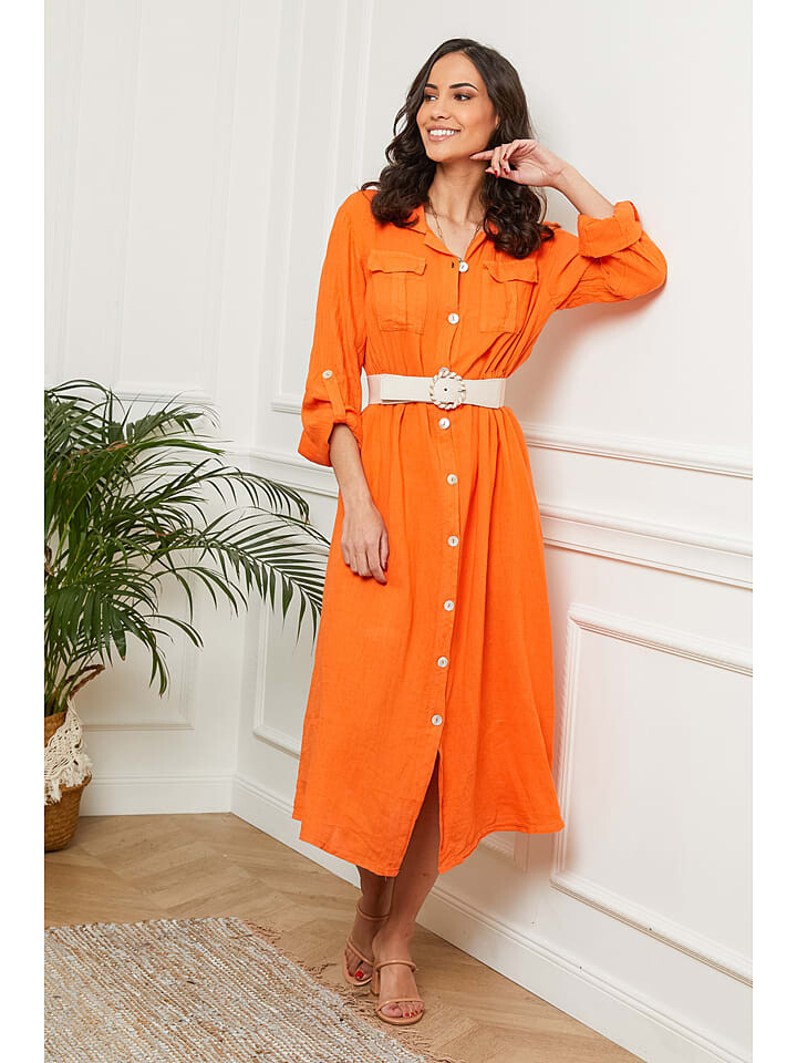 Длинное платье Le Monde du Lin Leinen, оранжевый
Длинное платье Le Monde du Lin Leinen, оранжевый