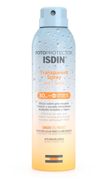 Фотопротектор ISDIN Прозрачный спрей для влажной кожи SPF 30 Body Protection 250 мл
Фотопротектор ISDIN Прозрачный спрей для влажной кожи SPF 30 Body Protection 250 мл