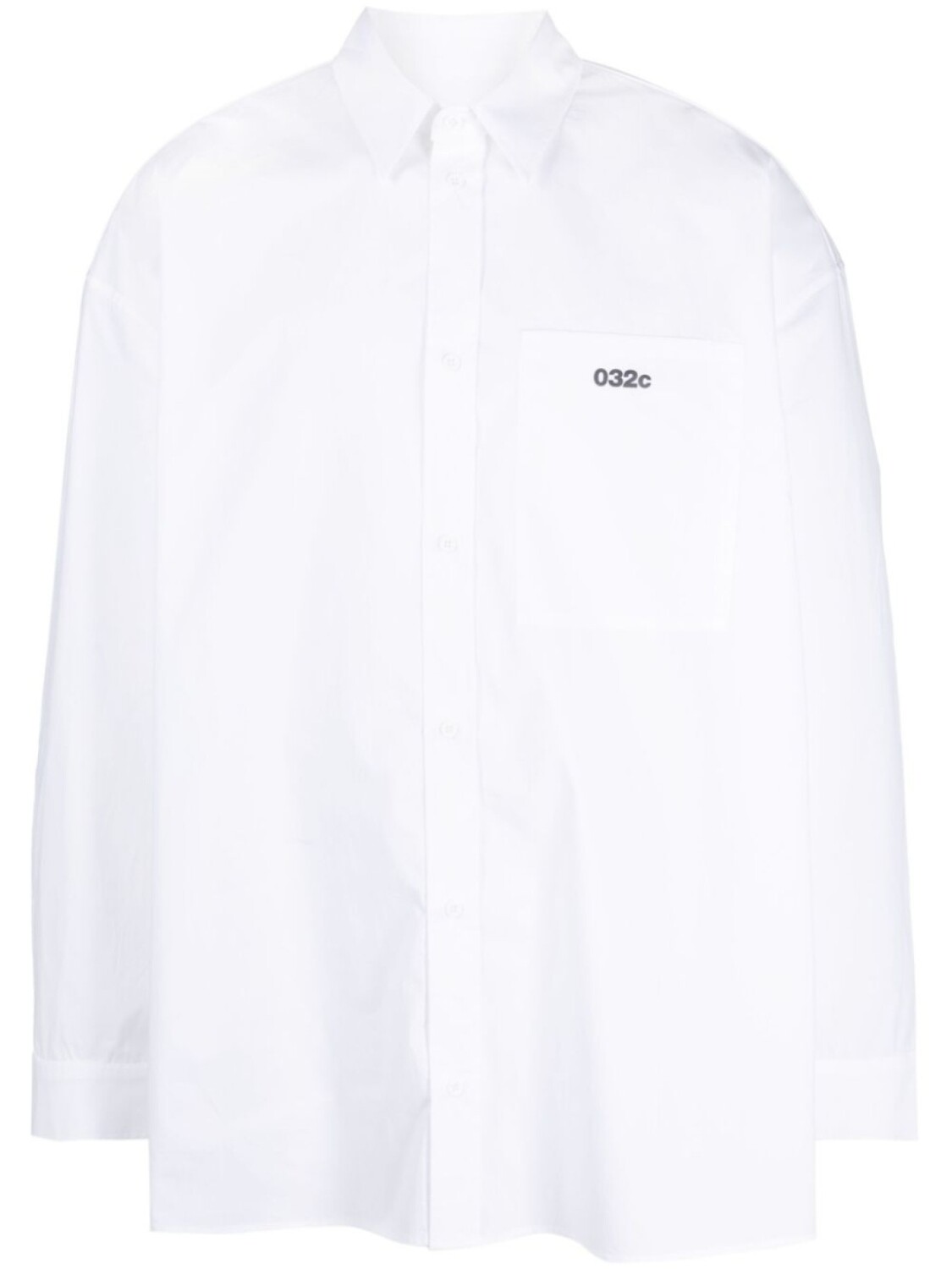 Рубашка с вышитым логотипом 032c, белый
Рубашка с вышитым логотипом 032c, белый