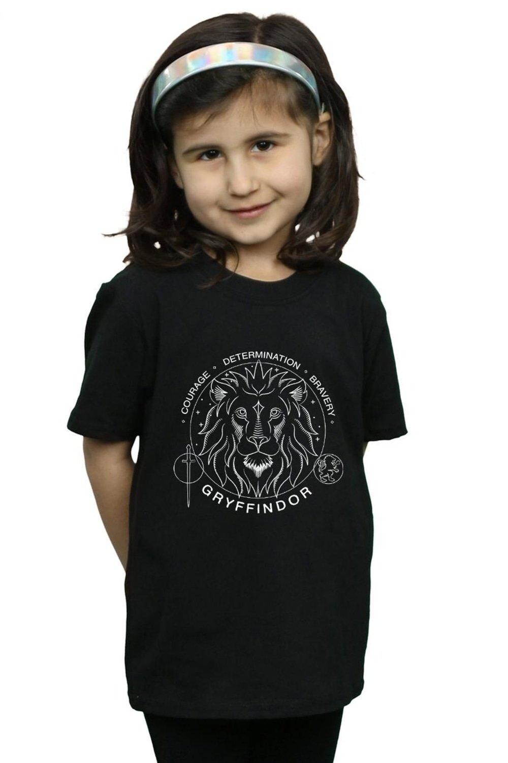 Хлопковая футболка с печатью Гриффиндора Harry Potter, черный
Хлопковая футболка с печатью Гриффиндора Harry Potter, черный