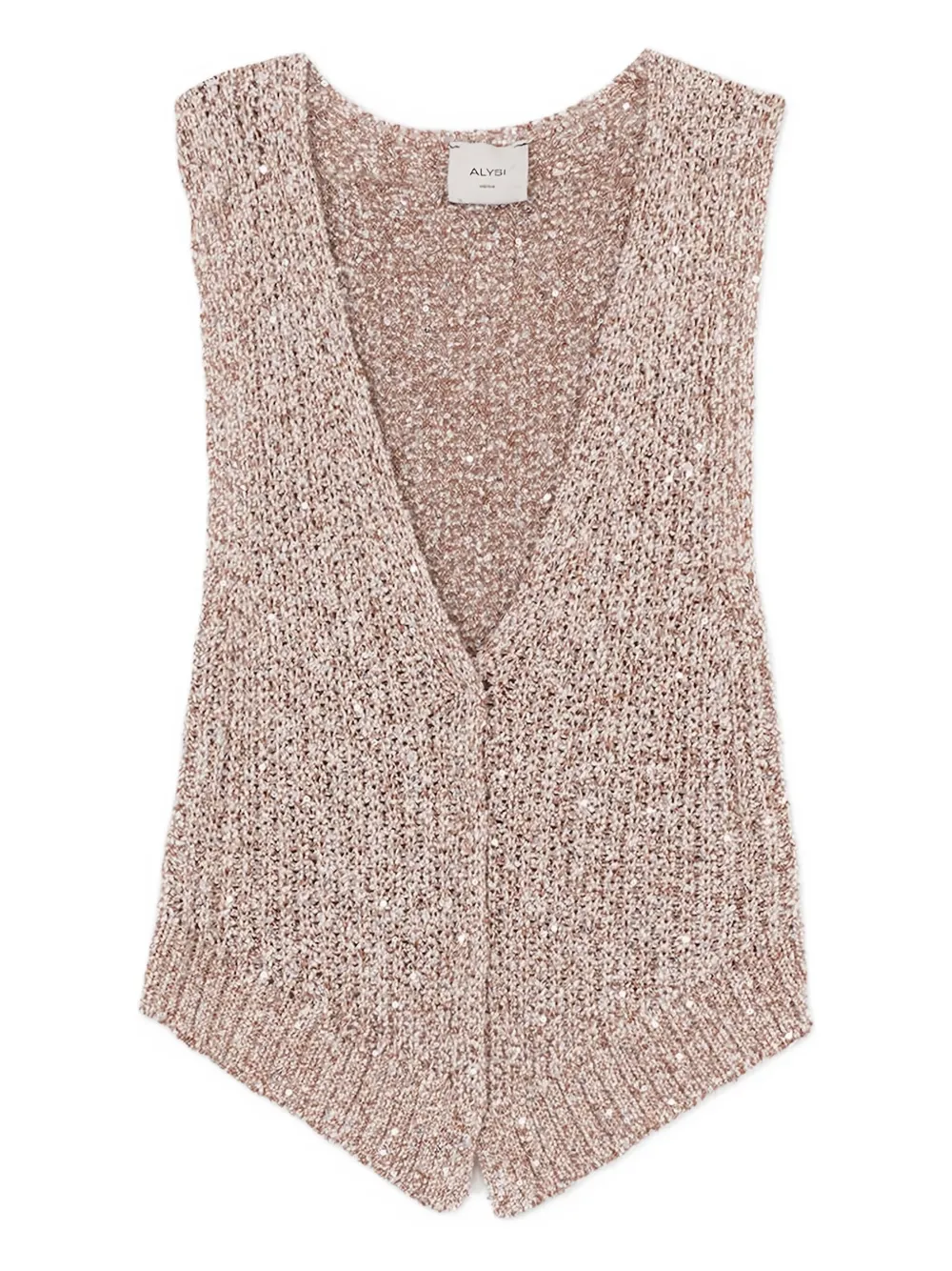 Топ с пайетками Alysi, бежевый
Топ с пайетками Alysi, бежевый
