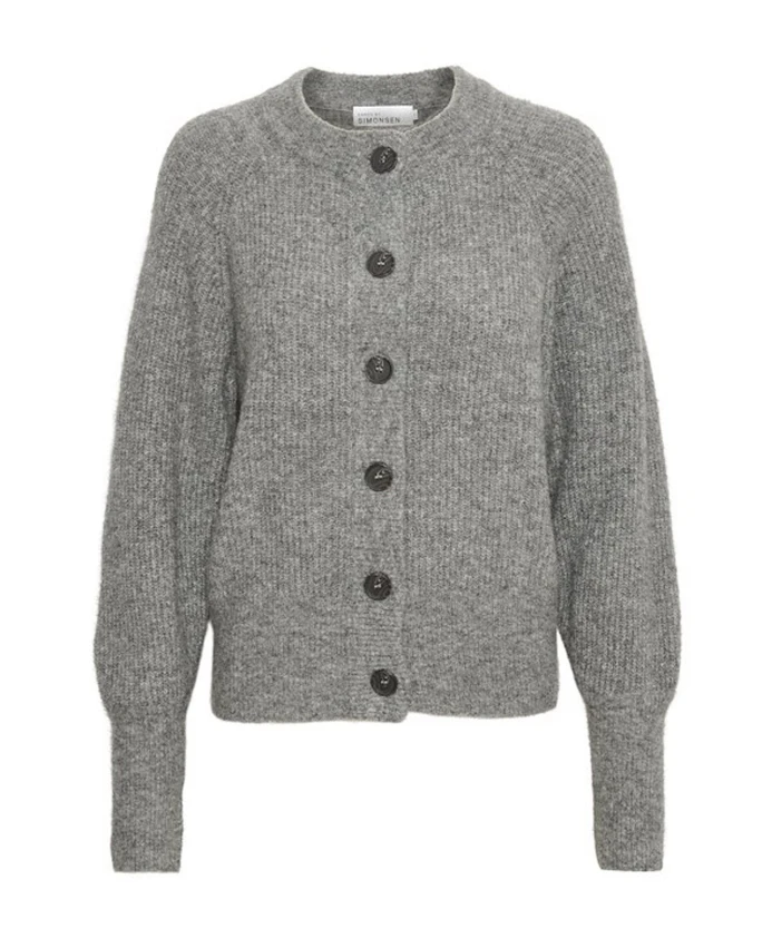 Короткий кардиган серого меланжевого цвета с пуговицами. Karen By Simonsen, серый
Короткий кардиган серого меланжевого цвета с пуговицами. Karen By Simonsen, серый