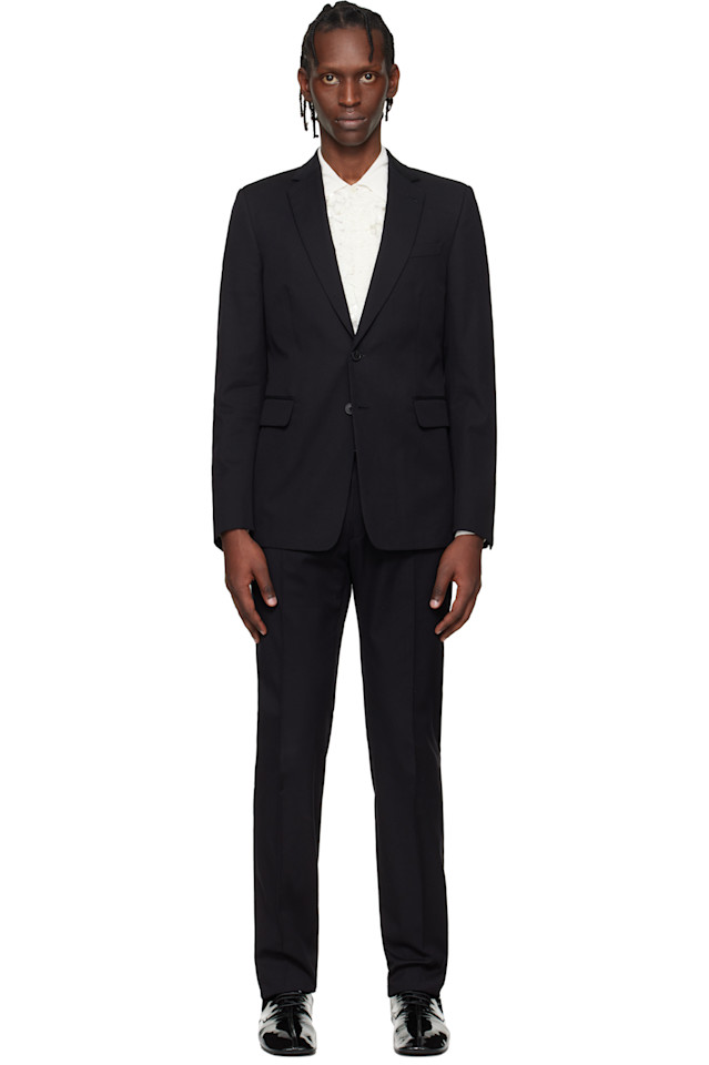 Однобортный костюм Dries Van Noten, черный
Однобортный костюм Dries Van Noten, черный