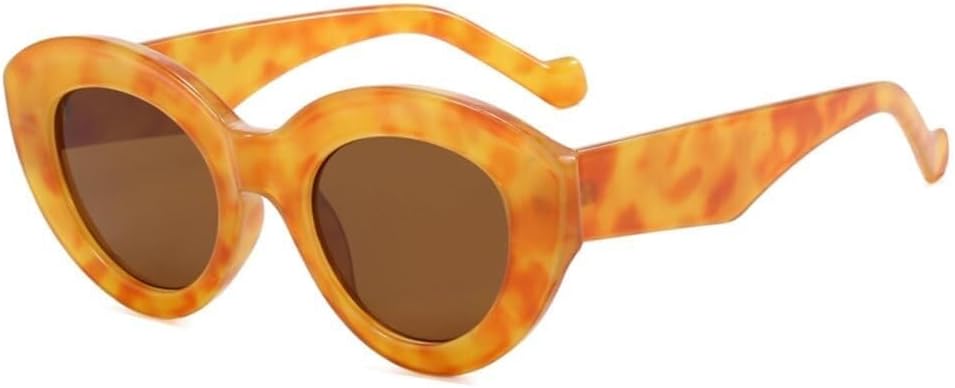 Крупные солнцезащитные очки в толстой оправе «кошачий глаз» для женщин, винтажные черные солнцезащитные очки с защитой от УФ-излучения UV400 LXLHWN, Orange Leopard Brown
Крупные солнцезащитные очки в толстой оправе «кошачий глаз» для женщин, винтажные черные солнцезащитные очки с защитой от УФ-излучения UV400 LXLHWN, Orange Leopard Brown