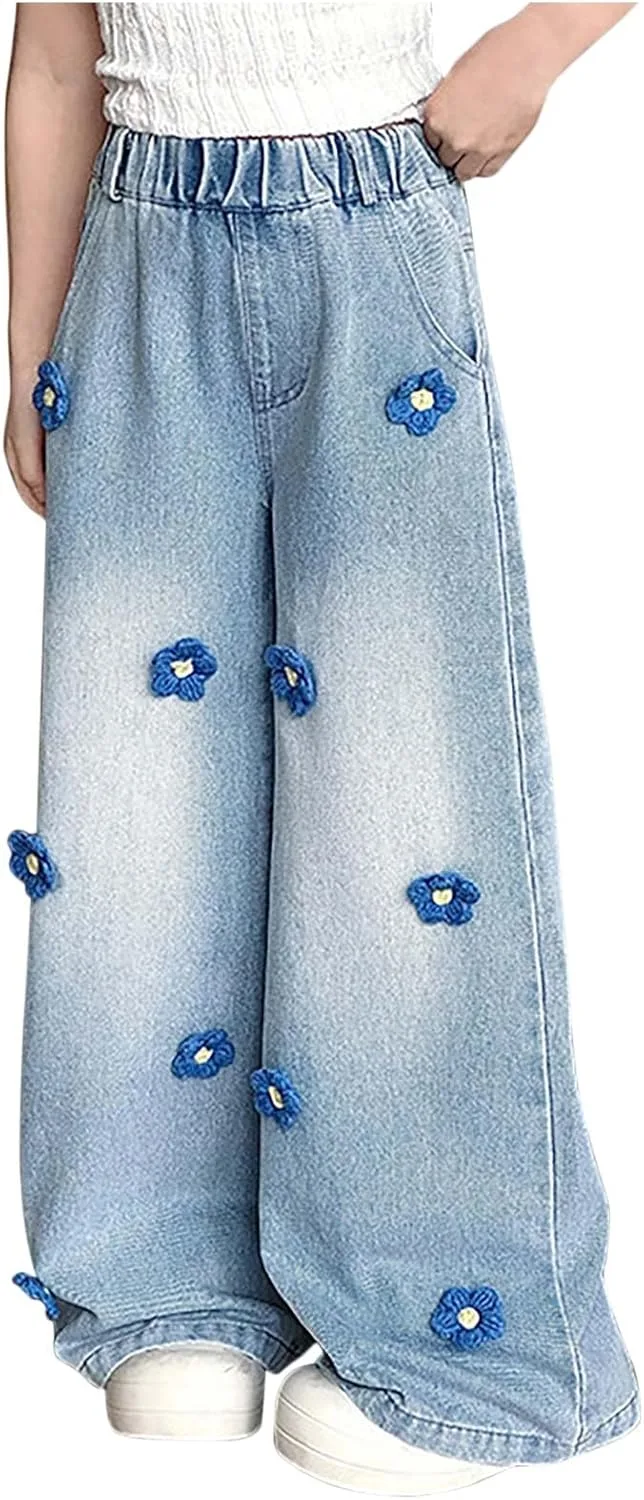 Джинсы женские широкие с цветочным принтом
Джинсы женские широкие с цветочным принтом