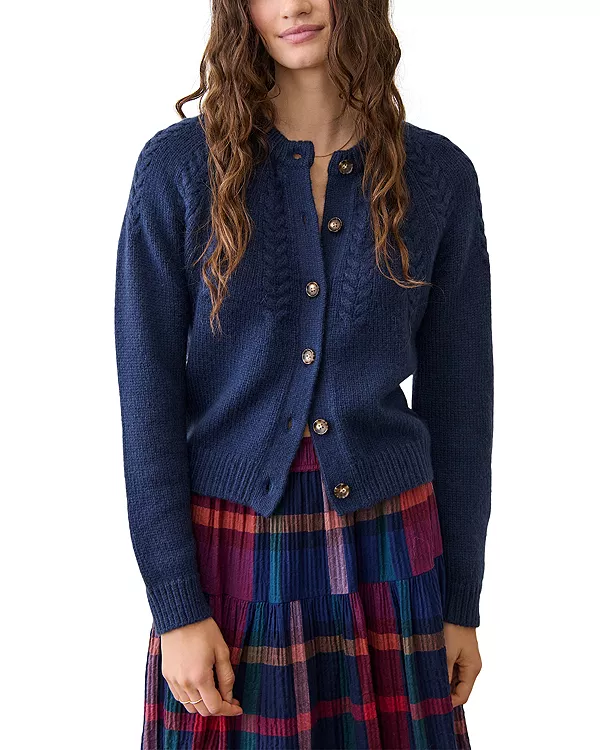 Кардиган Everly крупной вязки Marine Layer, синий
Кардиган Everly крупной вязки Marine Layer, синий