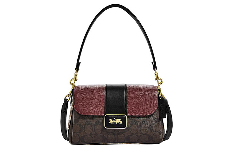 Коуч Сумка через плечо из искусственной кожи с овчиной коричнево-красная
Коуч Сумка через плечо из искусственной кожи с овчиной коричнево-красная