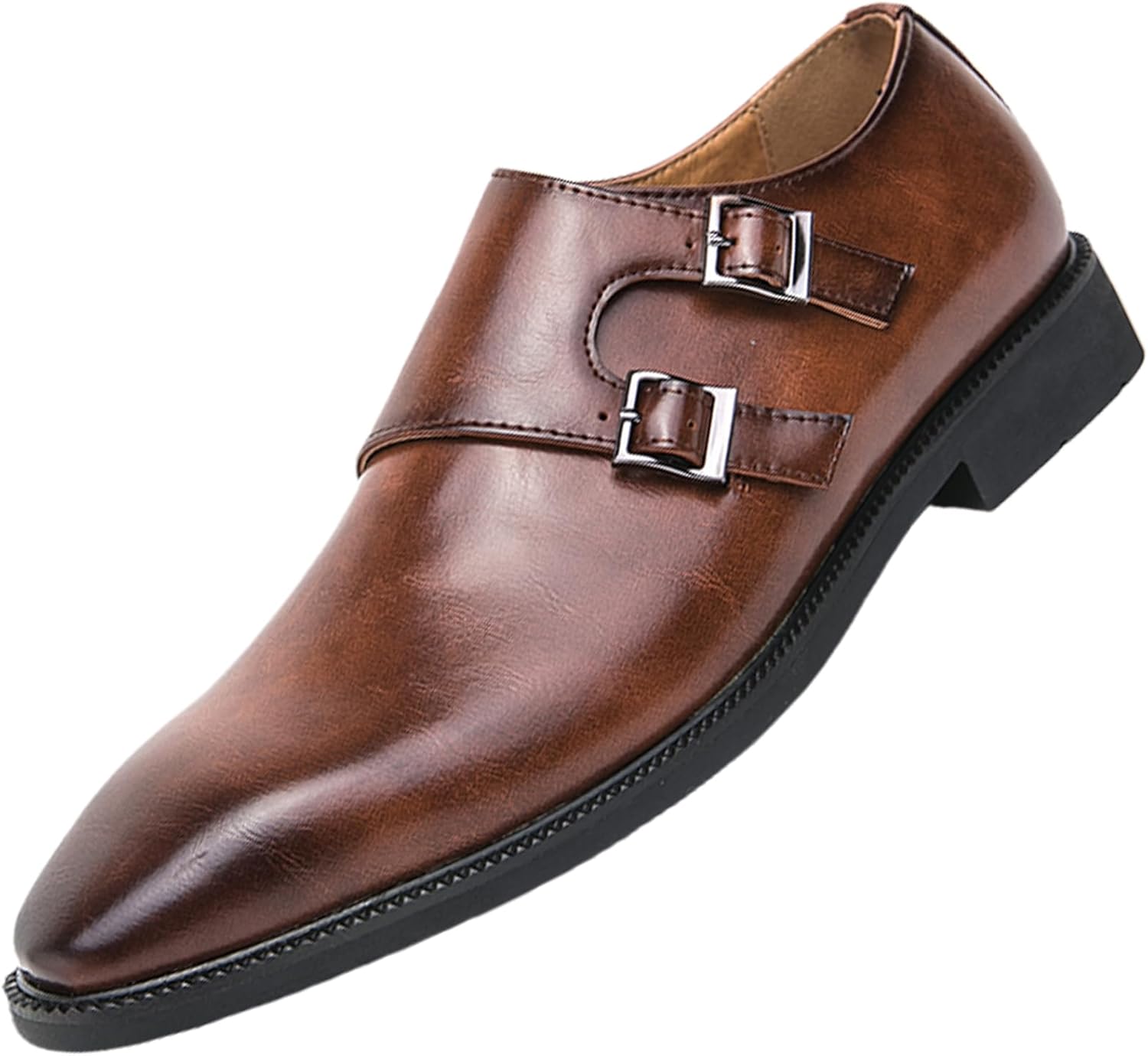 Мужские кожаные лоферы с двойным ремешком-монком, классические модные туфли с заостренным носком, противоскользящие оксфорды для деловых встреч, вечеринок, свадеб и повседневной носки Adkgbe, коричневый
Мужские кожаные лоферы с двойным ремешком-монком, классические модные туфли с заостренным носком, противоскользящие оксфорды для деловых встреч, вечеринок, свадеб и повседневной носки Adkgbe, коричневый