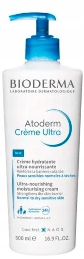Ультраувлажняющий крем, 500 мл Bioderma, Atoderm
Ультраувлажняющий крем, 500 мл Bioderma, Atoderm