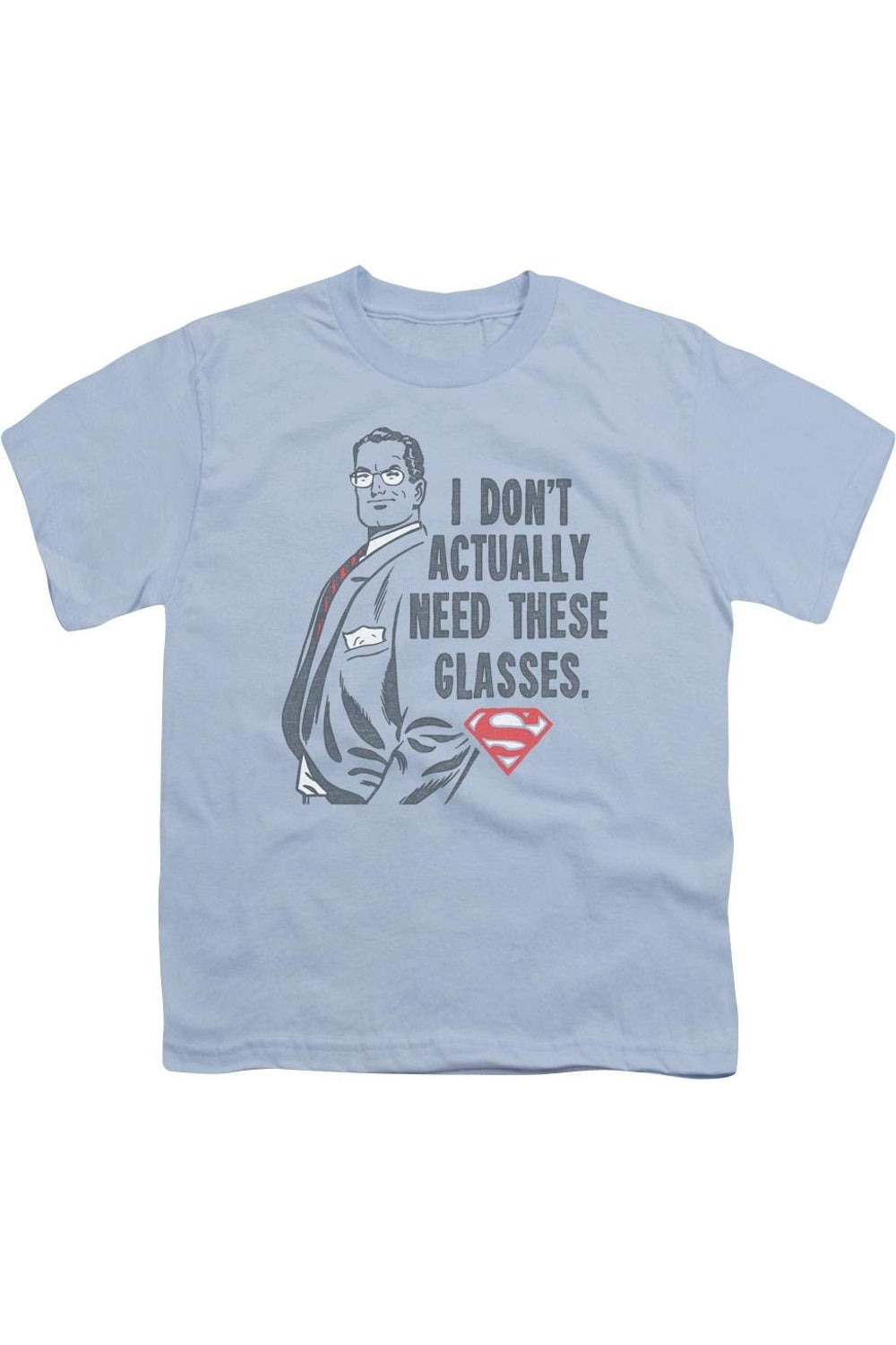 Футболка с коротким рукавом для детей "Супермену очки не нужны" Gildan, светло-голубой
Футболка с коротким рукавом для детей "Супермену очки не нужны" Gildan, светло-голубой