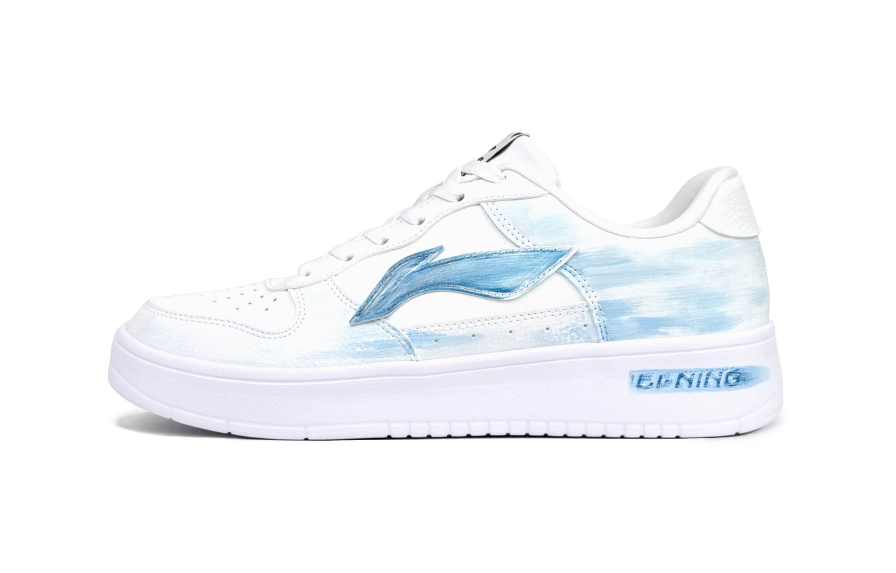 Лининг Понтун Боутс противоскользящие износостойкие низкие кеды для скейтбординга мужские бело-синие
Лининг Понтун Боутс противоскользящие износостойкие низкие кеды для скейтбординга мужские бело-синие