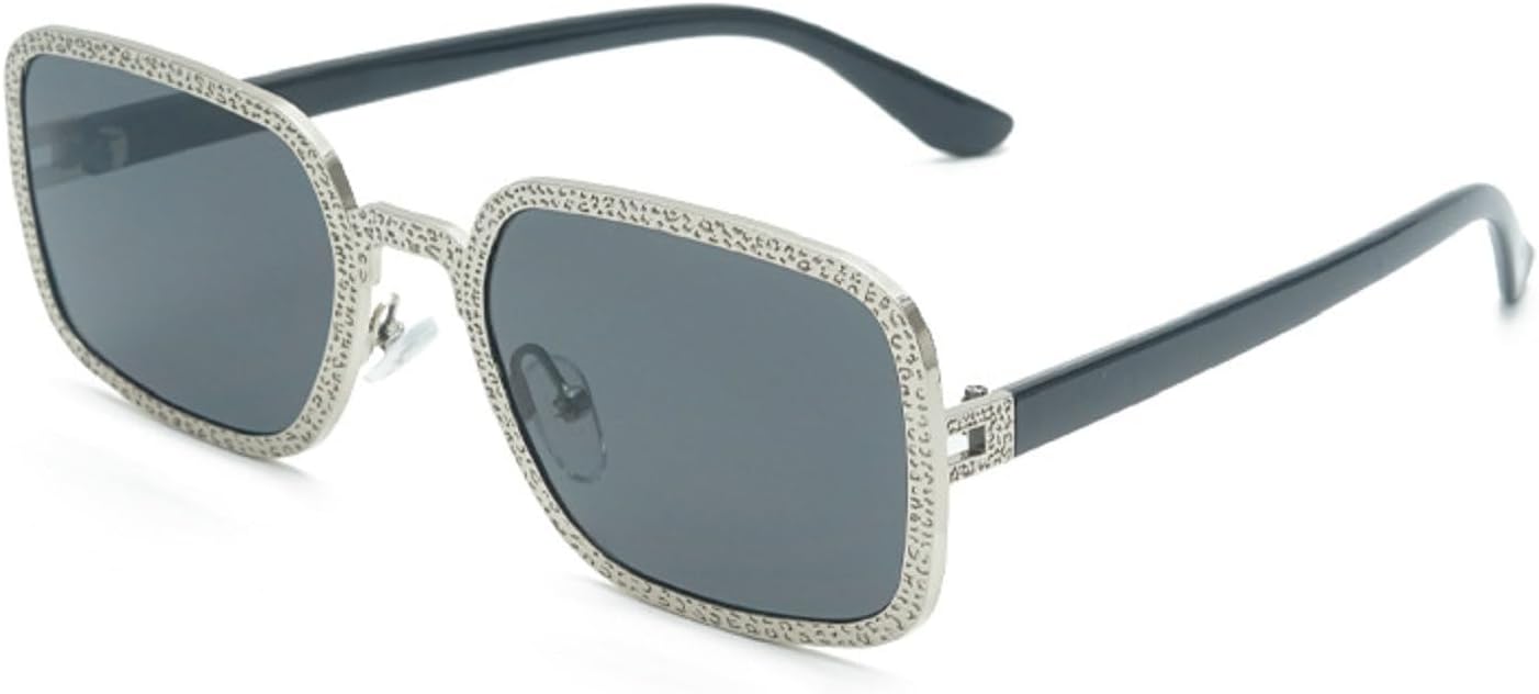 Солнцезащитные очки в стиле ретро, маленькие квадратные, для женщин и мужчин, винтажная прямоугольная оправа с заклепками, модные солнцезащитные очки с защитой от УФ-излучения UV400 Melrose, Silver Black
Солнцезащитные очки в стиле ретро, маленькие квадратные, для женщин и мужчин, винтажная прямоугольная оправа с заклепками, модные солнцезащитные очки с защитой от УФ-излучения UV400 Melrose, Silver Black