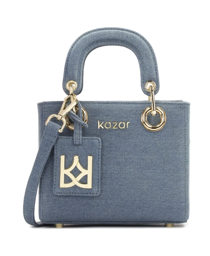Небольшая сумочка из плотного денима. Kazar, синий
Небольшая сумочка из плотного денима. Kazar, синий